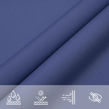 Parasole a Vela in Tela Oxford Quadrata 3x3 m Blu | homemem39