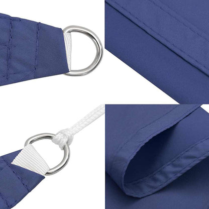 Parasole a Vela in Oxford Rettangolare 4x6 m Blu