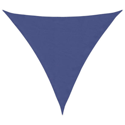 Parasole a Vela Oxford Triangolare 3x3x3 m Blu | homemem39