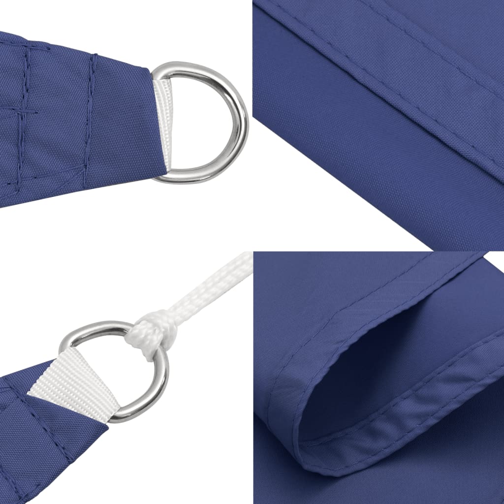 Parasole a Vela Oxford Triangolare 3x3x3 m Blu | homemem39