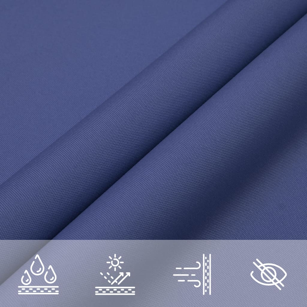 Parasole a Vela Oxford Triangolare 3,6x3,6x3,6 m Blu | homemem39