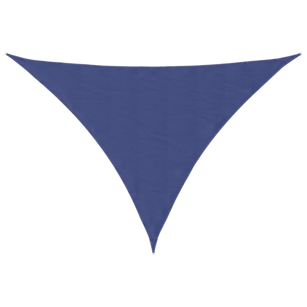 Parasole a Vela Oxford Triangolare 3x4x4 m Blu | homemem39