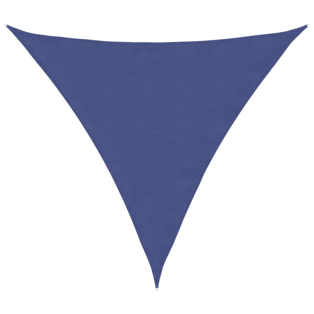 Parasole a Vela Oxford Triangolare 4,5x4,5x4,5 m Blu