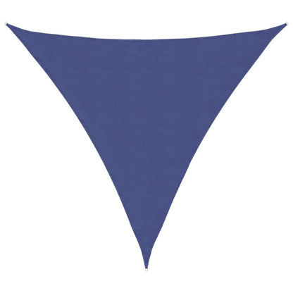 Parasole a Vela Oxford Triangolare 5x5x5 m Blu
