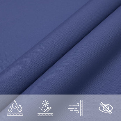 Parasole a Vela Oxford Triangolare 5x6x6 m Blu | homemem39