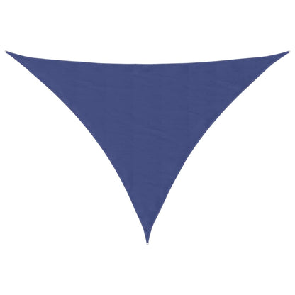 Parasole a Vela Oxford Triangolare 5x7x7 m Blu