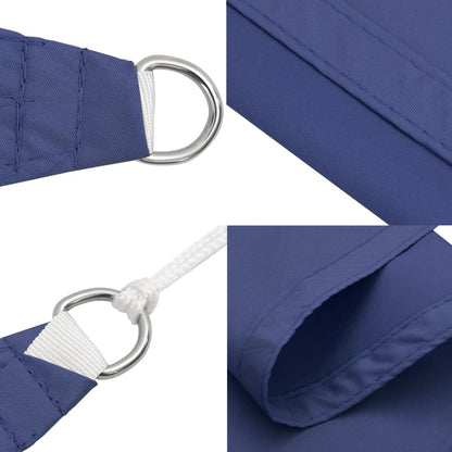 Parasole a Vela Oxford Triangolare 5x7x7 m Blu