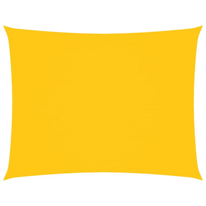 Parasole a Vela Oxford Rettangolare 3,5x4,5 m Gialla | homemem39