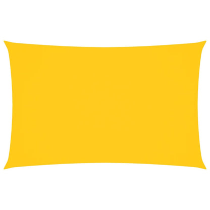 Parasole a Vela Oxford Rettangolare 4x7 m Giallo
