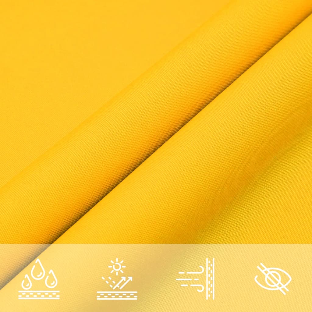 Parasole a Vela Oxford Rettangolare 4x7 m Giallo | homemem39