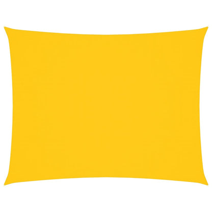 Parasole a Vela Oxford Rettangolare 5x6 m Gialla | homemem39