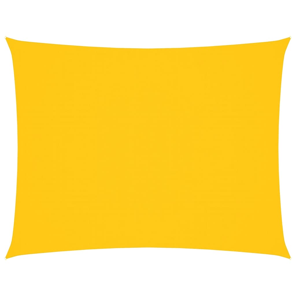 Parasole a Vela Oxford Rettangolare 6x7 m Gialla | homemem39