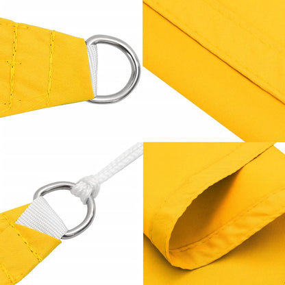 Parasole a Vela Oxford Triangolare 3x3x4,24 m Giallo | homemem39
