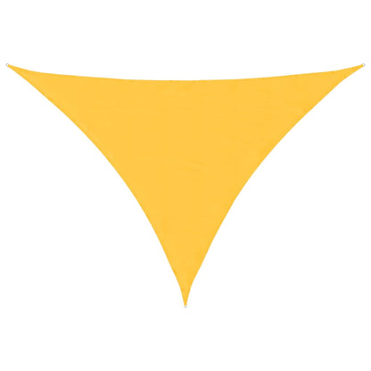 Parasole a Vela Oxford Triangolare 4x5x5 m Giallo