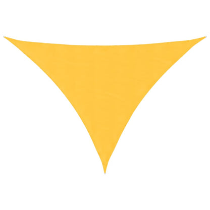Parasole a Vela Oxford Triangolare 5x6x6 m Giallo | homemem39
