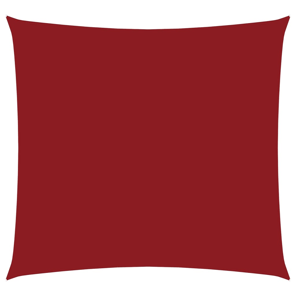 Vela Parasole in Tela Oxford Quadrata 2,5x2,5 m Rossa | homemem39