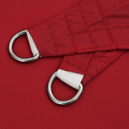 Vela Parasole in Tela Oxford Quadrata 3,6x3,6 m Rosso | homemem39