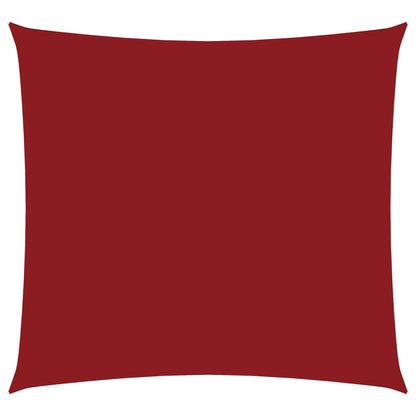 Parasole a Vela in Tela Oxford Quadrato 4,5x4,5 m Rosso | homemem39