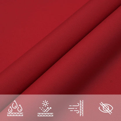 Parasole a Vela Oxford Rettangolare 2x4,5 m Rosso