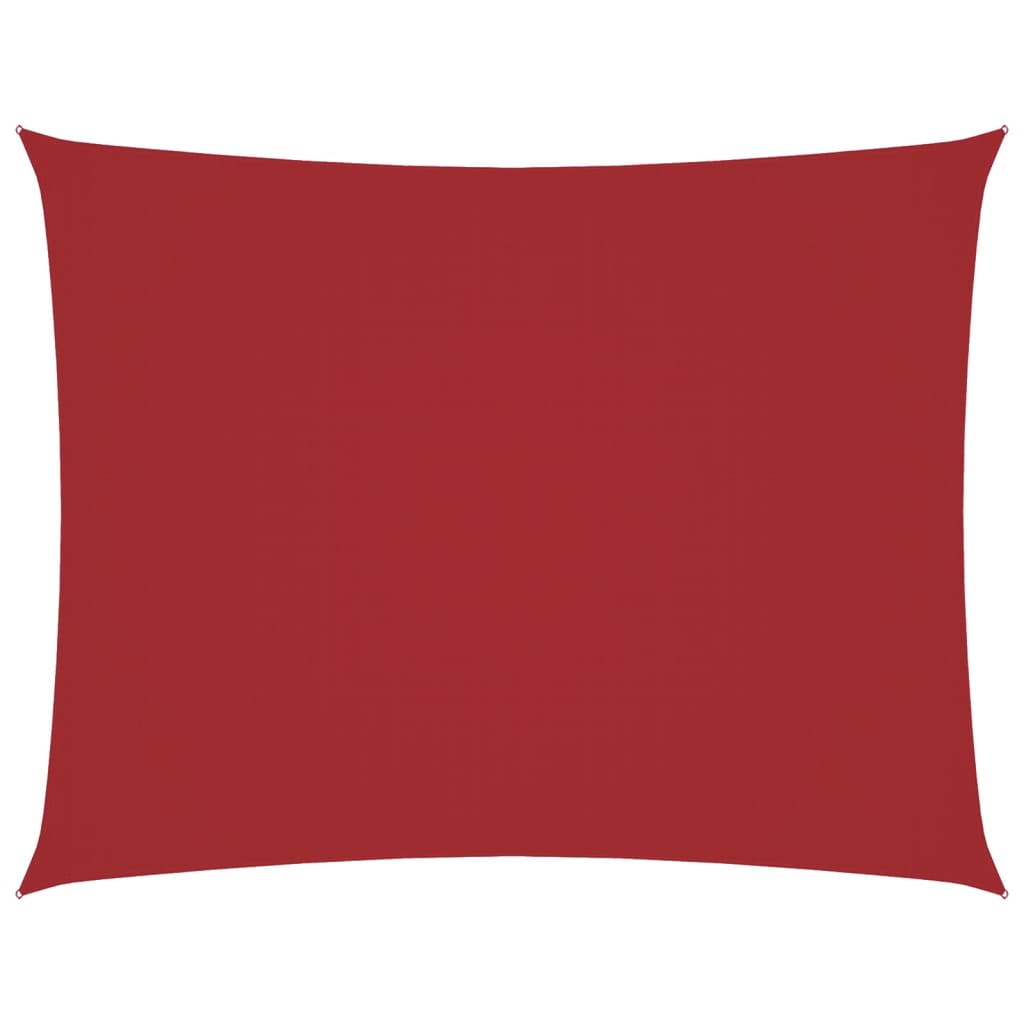Parasole a Vela Oxford Rettangolare 2,5x3,5 m Rosso | homemem39