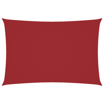 Parasole a Vela Oxford Rettangolare 2,5x4,5 m Rosso | homemem39