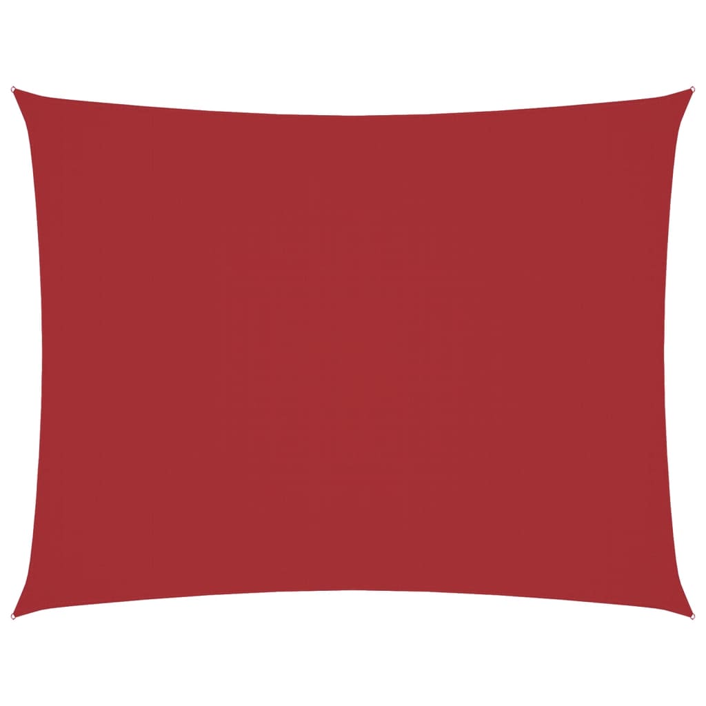 Parasole a Vela Oxford Rettangolare 3x4,5 m Rosso | homemem39