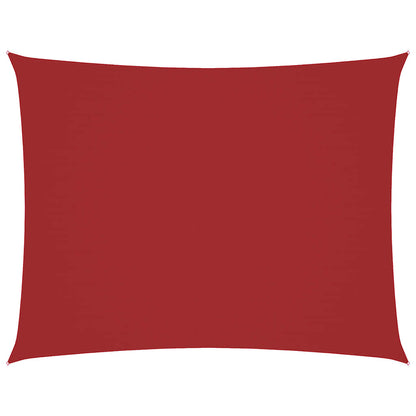 Parasole a Vela Oxford Rettangolare 3,5x5 m Rosso