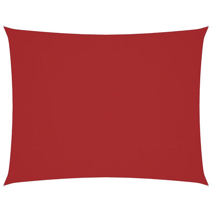 Parasole a Vela in Oxford Rettangolare 4x6 m Rosso | homemem39