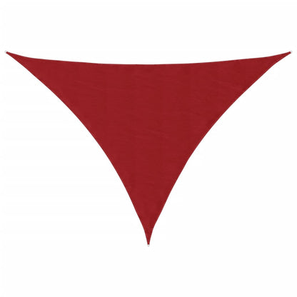 Parasole a Vela Oxford Triangolare 3x4x4 m Rosso | homemem39