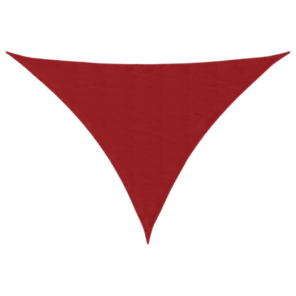 Parasole a Vela Oxford Triangolare 4x5x5 m Rosso