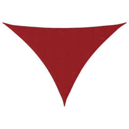 Parasole a Vela Oxford Triangolare 4x5x5 m Rosso