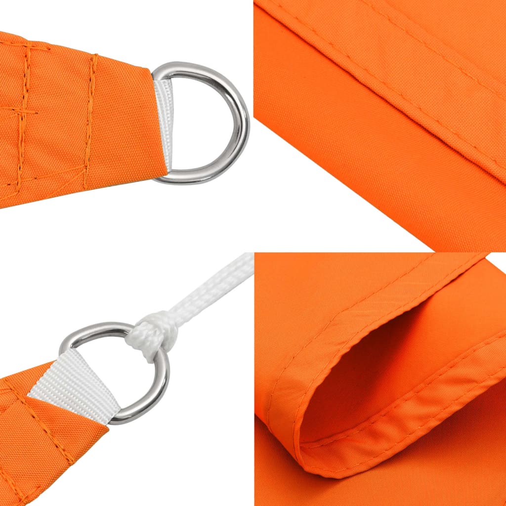 Parasole a Vela Oxford Rettangolare 2x2,5 m Arancione | homemem39