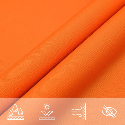 Parasole a Vela Oxford Rettangolare 2,5x5 m Arancione | homemem39