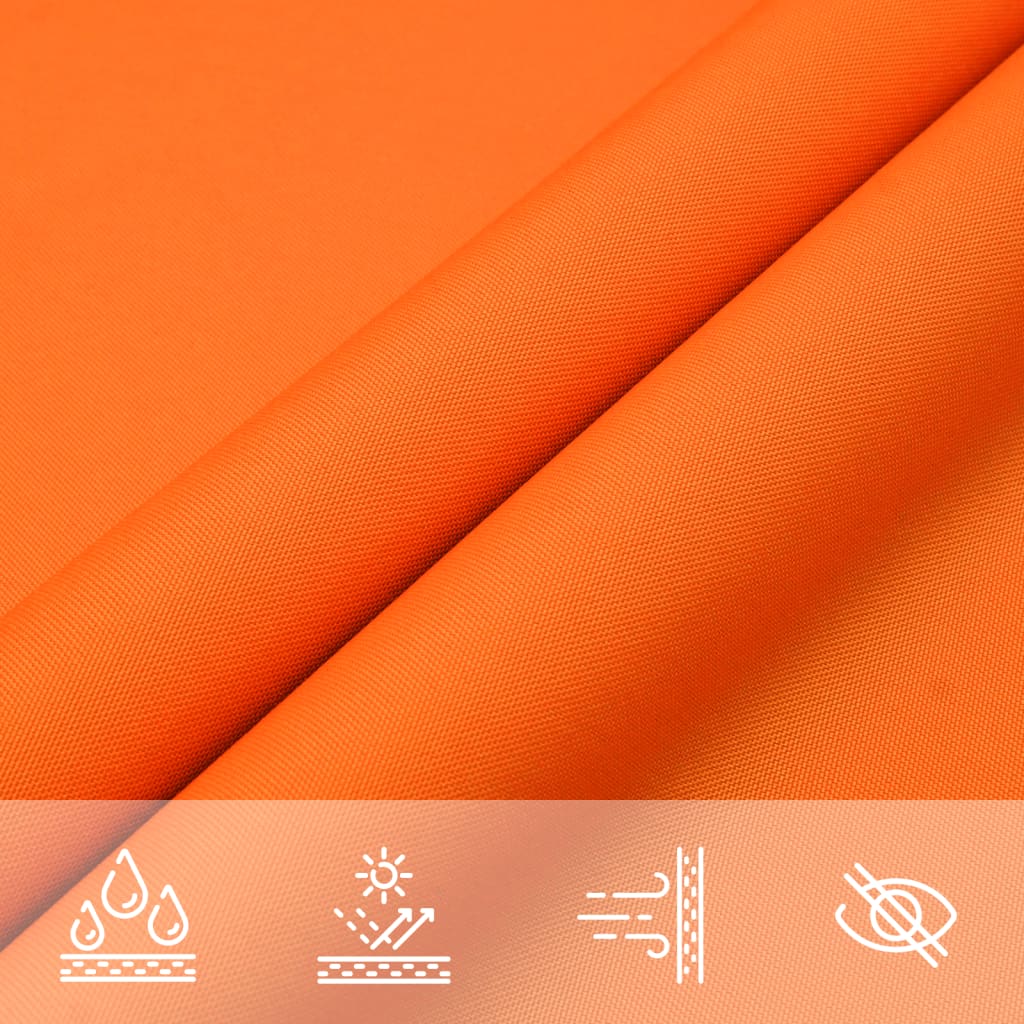 Parasole a Vela Oxford Rettangolare 5x6 m Arancione | homemem39