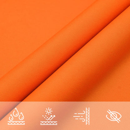 Parasole a Vela Oxford Rettangolare 5x6 m Arancione | homemem39