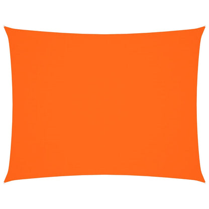 Parasole a Vela Tessuto Oxford Rettangolare 5x7m Arancione