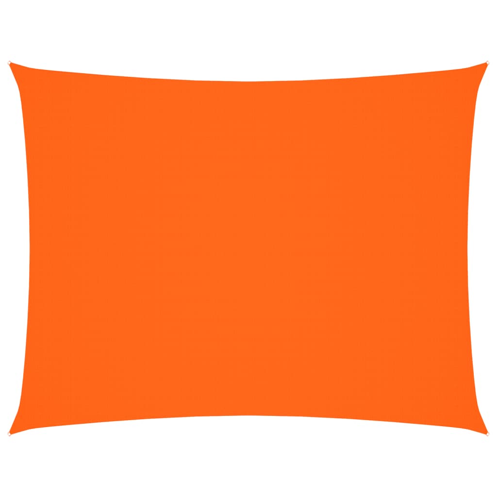 Parasole a Vela Oxford Rettangolare 6x8 m Arancione