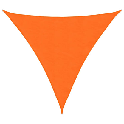 Parasole a Vela Oxford Triangolare 4,5x4,5x4,5 m Arancione | homemem39