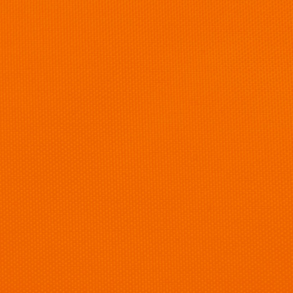 Parasole a Vela Oxford Triangolare 5x5x6 m Arancione | homemem39