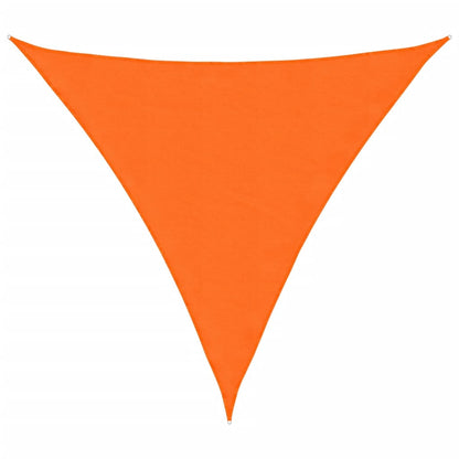 Parasole a Vela in Tessuto Oxford Triangolare 6x6x6m Arancione | homemem39