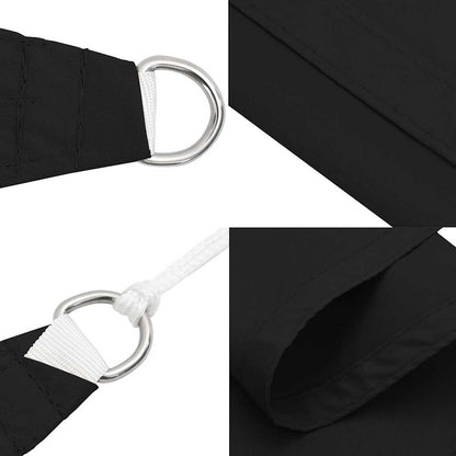 Vela Parasole in Tela Oxford Quadrata 2x2 m Nera | homemem39