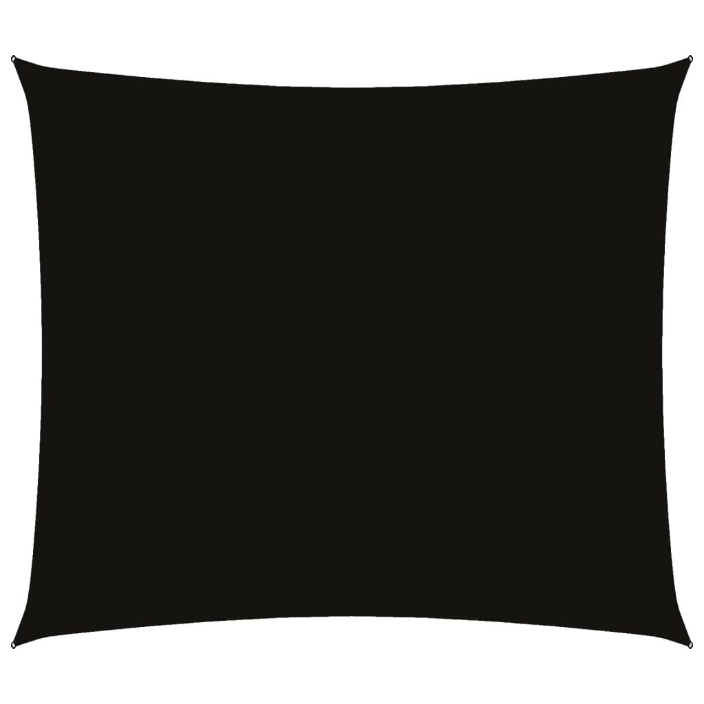 Parasole a Vela Oxford Rettangolare 2x2,5 m Nero | homemem39