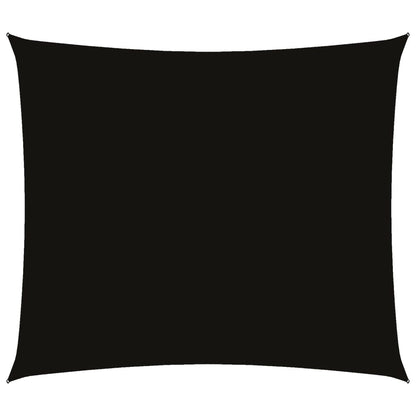 Parasole a Vela Oxford Rettangolare 2x2,5 m Nero | homemem39