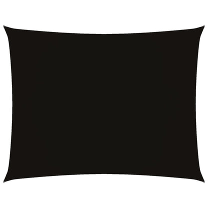 Parasole a Vela Oxford Rettangolare 2x3 m Nero | homemem39