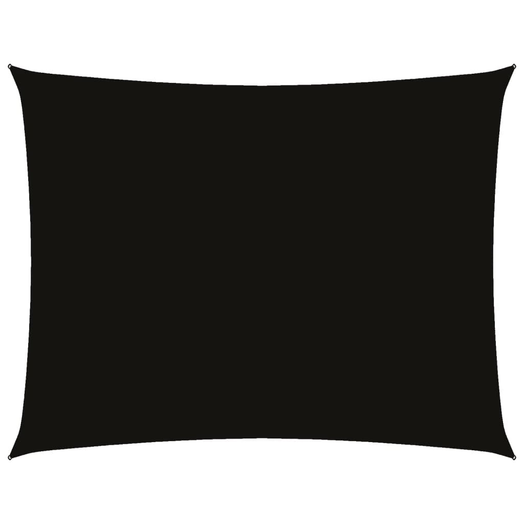 Parasole a Vela Oxford Rettangolare 2x3,5 m Nero | homemem39