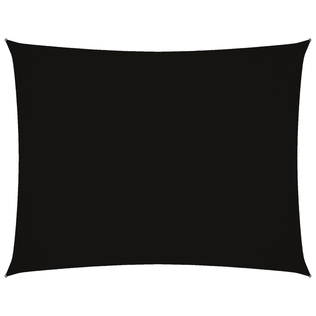 Parasole a Vela Oxford Rettangolare 2,5x3,5 m Nero | homemem39
