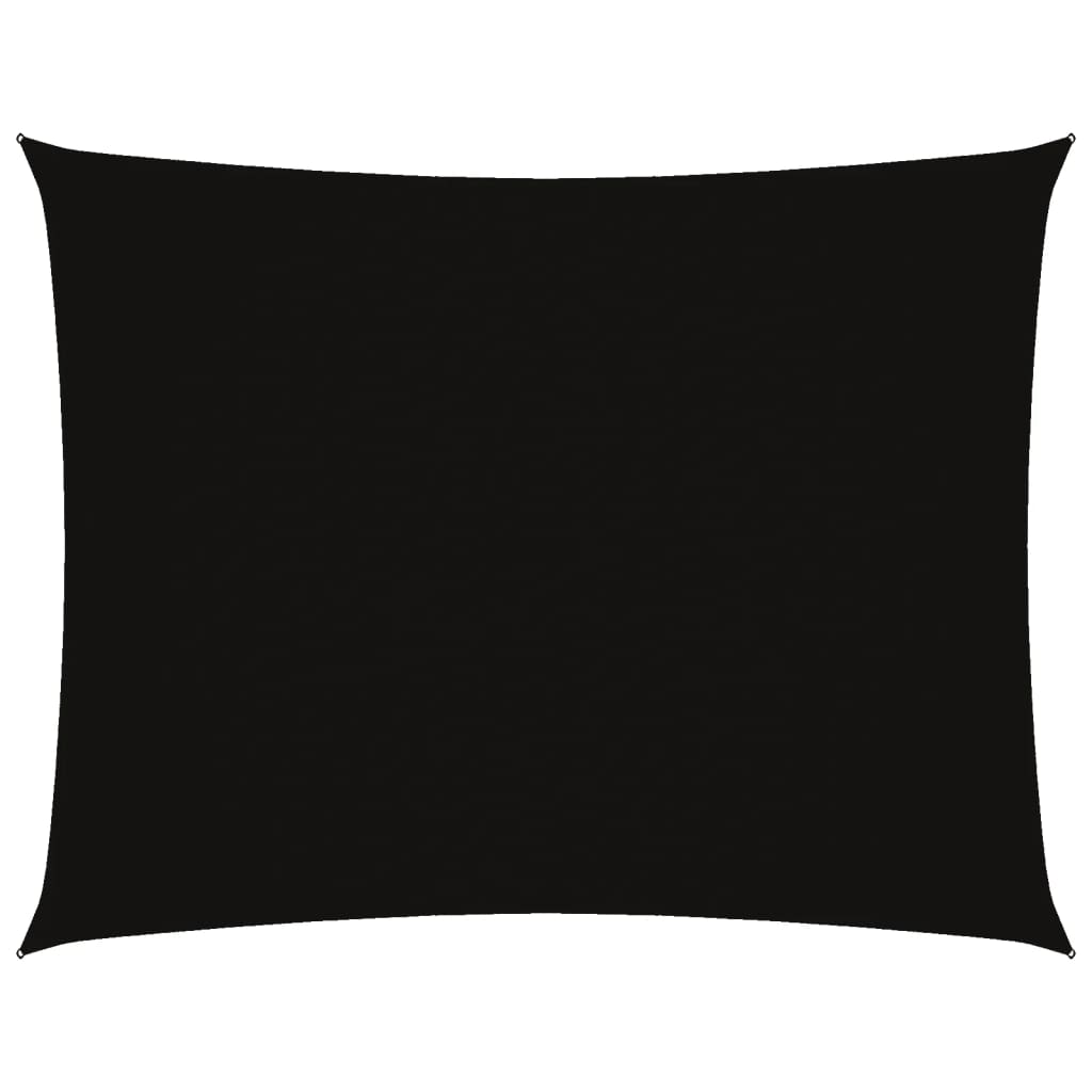Parasole a Vela Oxford Rettangolare 3x4 m Nero | homemem39