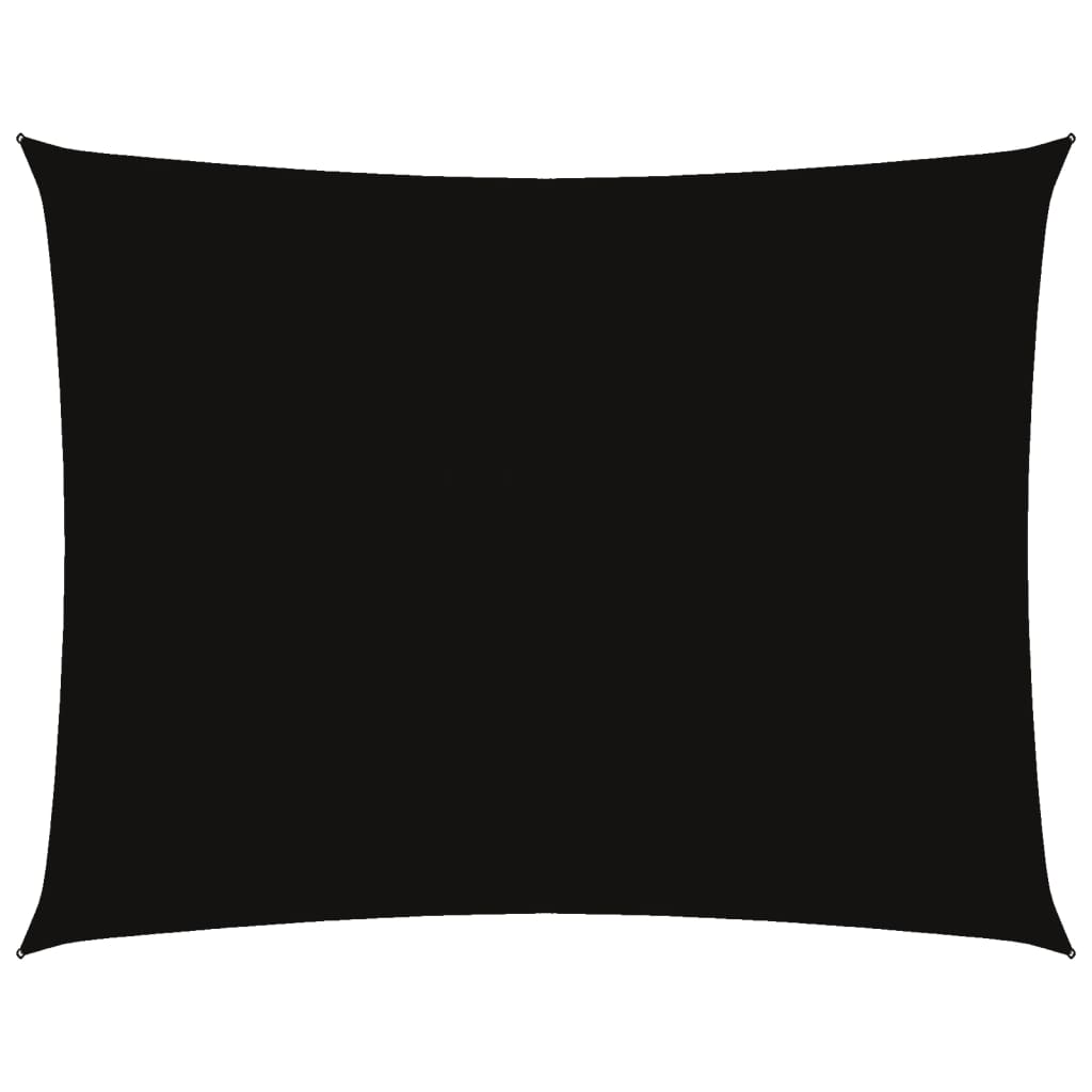 Parasole a Vela Oxford Rettangolare 3,5x4,5 m Nero | homemem39