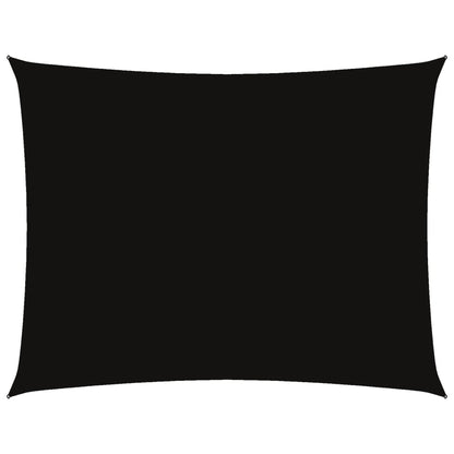 Parasole a Vela Oxford Rettangolare 3,5x4,5 m Nero | homemem39