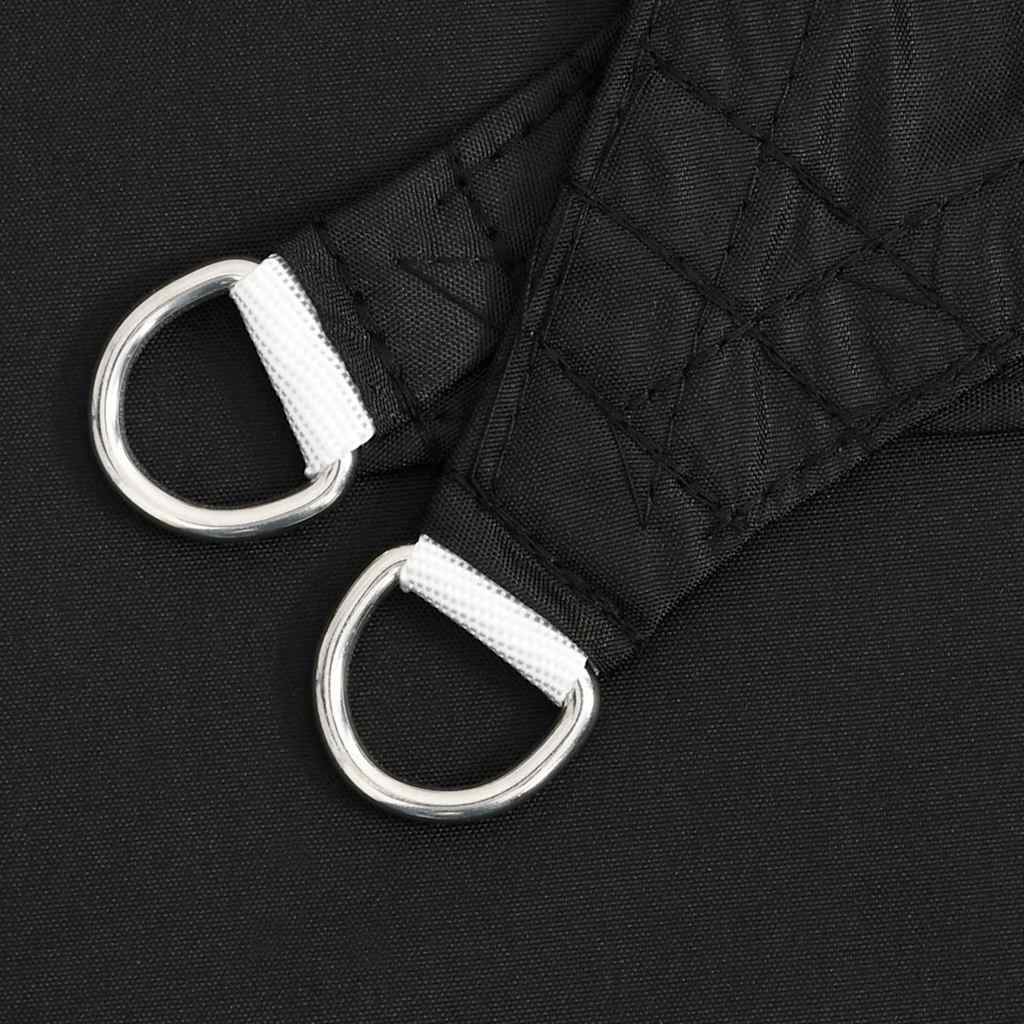 Parasole a Vela Oxford Rettangolare 3,5x5 m Nero | homemem39